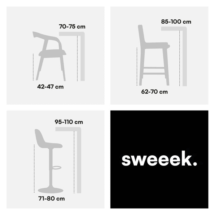 Set di 4 sedie in legno e rattan vintage , effetto noce