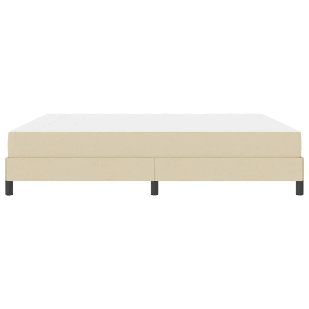 Letto a molle Crema 180 x 200 cm Tessuto 3398512