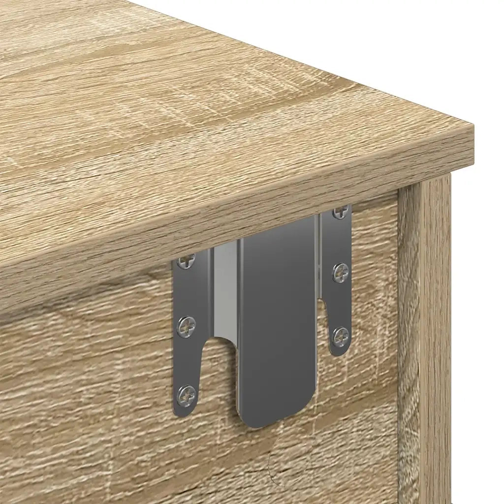 Scaffale a Parete con Cassetti Sonoma 100x37,5x19 cm Truciolato