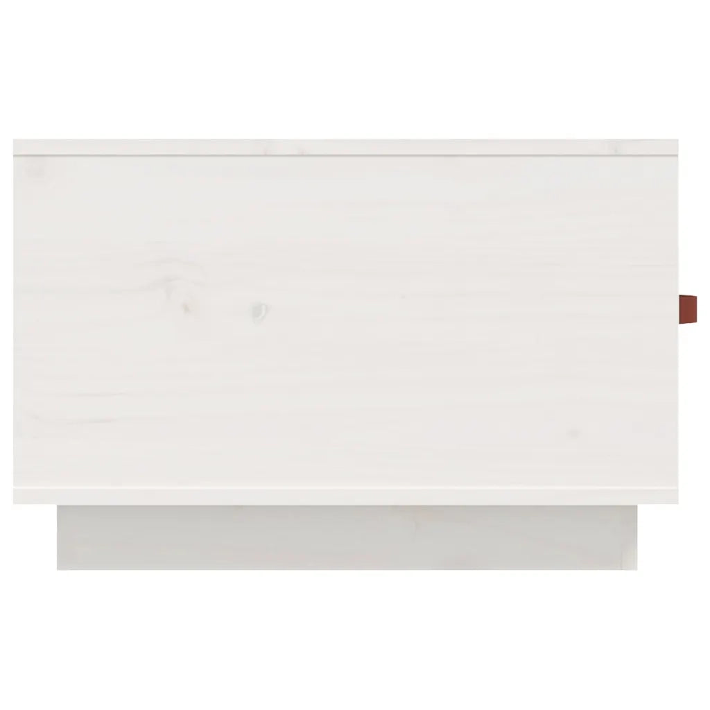Tavolino da salotto | Tavolino da caff¨¨ | Tavolino da Soggiorno Bianco 60x53x35 cm Legno Massello di Pino