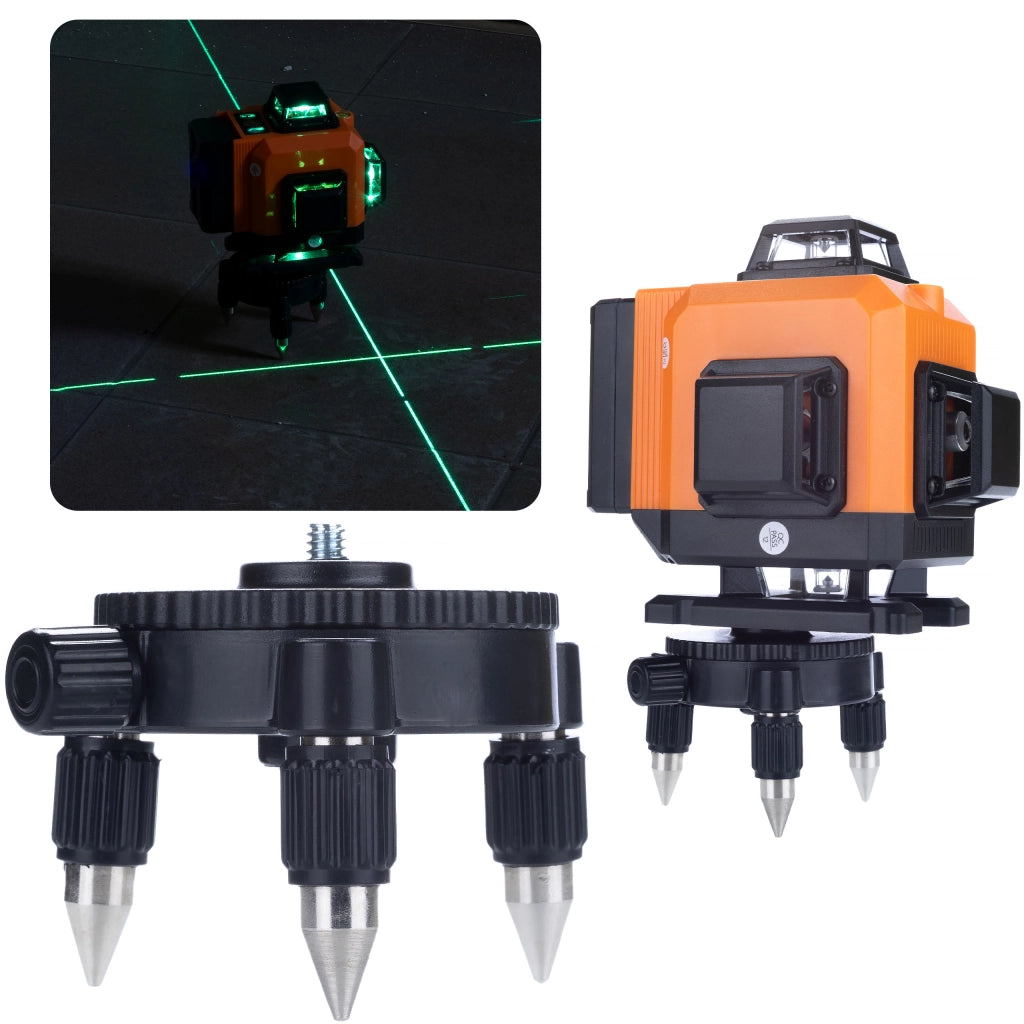Livella Laser Rosfix Orange Tiger ROT16L – 16 Linee, Autolivellante, IP54 | Precisione 0,2 mm/10 m, 360°x4