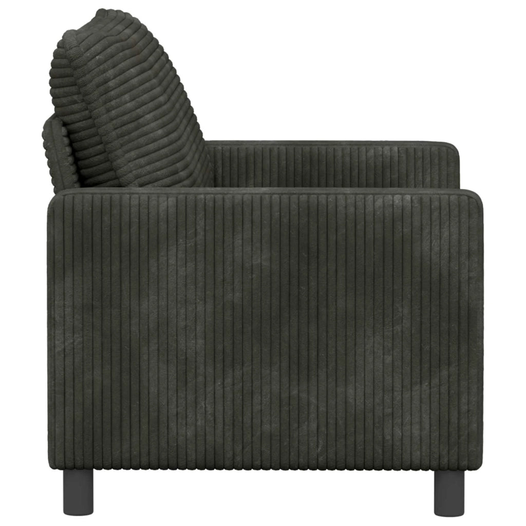 Divano Antracite 126 x 81 x 87,5 cm Poliestere