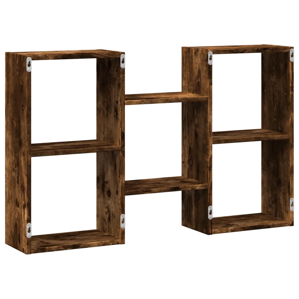 Mensola a Muro Rovere Fumo 96x18x60 cm in Truciolato 853231