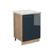 Vicco Base Blu scuro lucido 60 cm , PL Marmo
