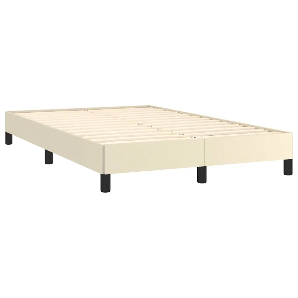 Giroletto senza Materasso Crema 120x190 cm Similpelle 379498