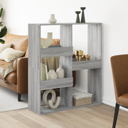Divisorio Ambienti | Divider per stanze | Paravento Grigio Sonoma 100x33x115 cm in Truciolato