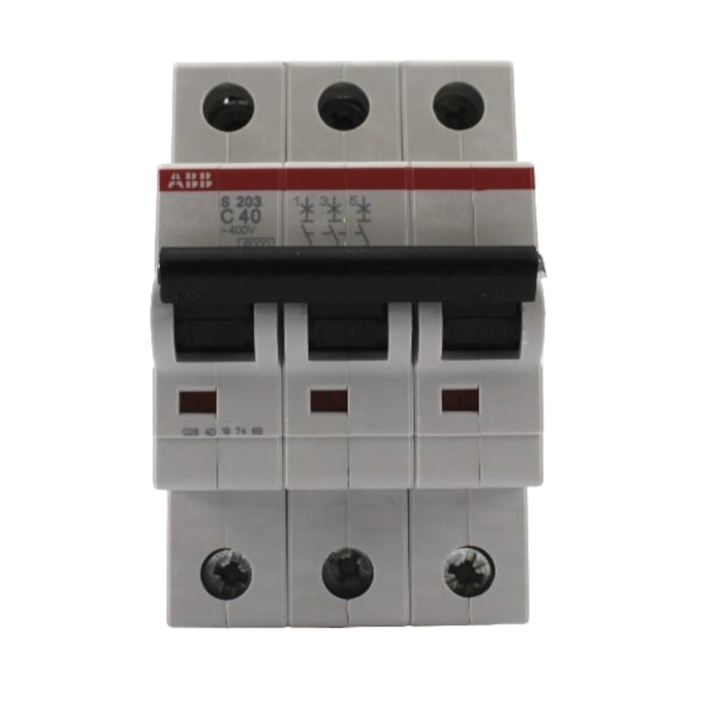 Interruttore magnetotermico 3P 3MOD. 40A Curva C - ABB