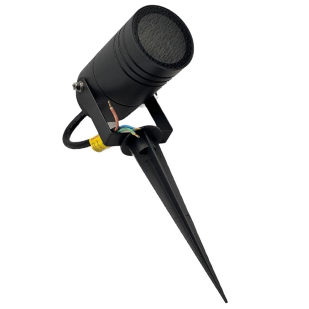 Trade Shop - Portafaretto Giardino Con Portalampada Lampadine Gu10 Picchetto Alluminio Ip65 837wa-b80-g -