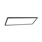 Plafoniera Moderna Slim Plastica Nero Led 22W 4000K