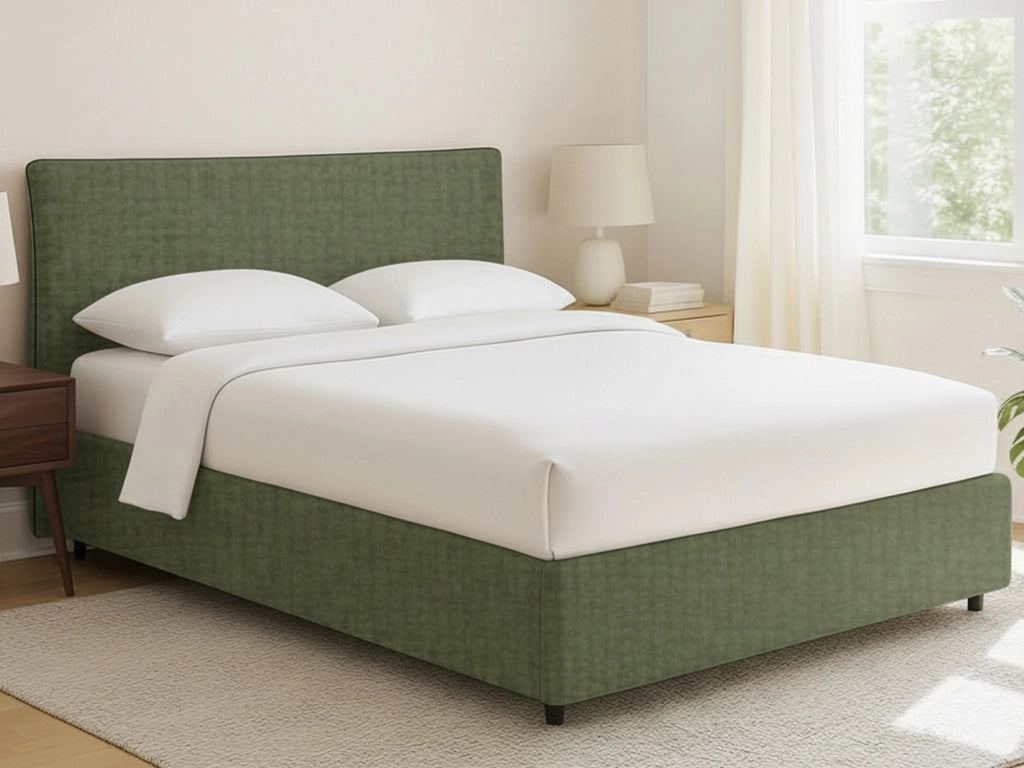 Altrincham, Letto Piazza e Mezza Sfoderabile Made in Italy, Verde