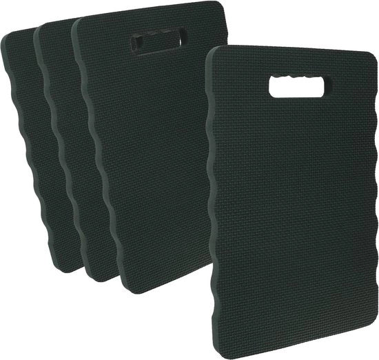 4 x cuscinetti per ginocchia per il giardino, cuscino per ginocchia per il giardinaggio, protezioni ginocchia per hobby e tempo libero, cuscino di protezione ginocchia impermeabile, termoisolante (antracite, 4 pezzi)