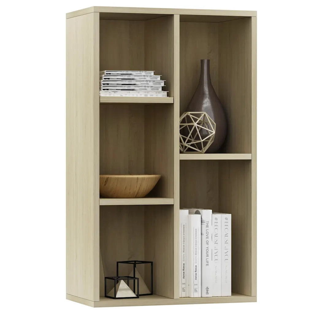 Libreria/Credenza Rovere Sonoma 50x25x80 cm Legno Multistrato 800165