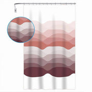Trade Shop - Tenda Per Doccia Vasca Bagno Con 12 Ganci Gradazioni Di Colore 180x200 Cm 87573 -