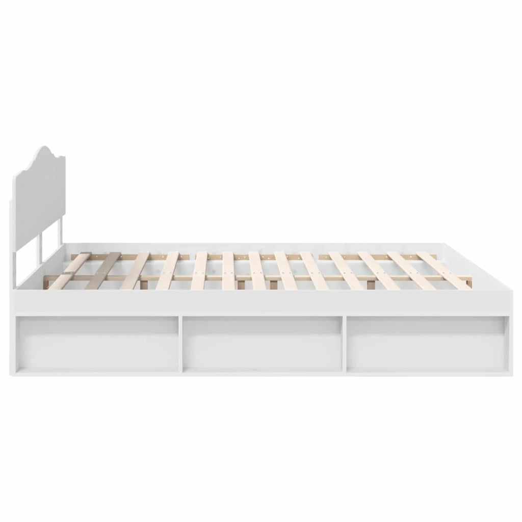Struttura del letto Bianco 180 x 200 cm Pino massello 3412862