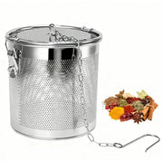 Set di Filtri per Tè - Rame Inox - Filtro a Maglia Finissima - 4,3 L di Capacità
