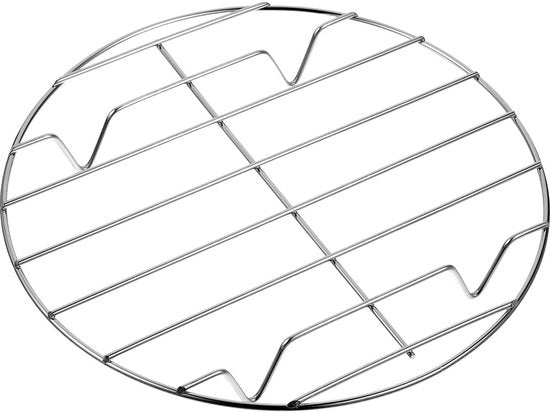 Griglia per BBQ in acciaio inossidabile - Piatto per grigliare - Adatto per carne, pesce e verdure - Ideale per arrostire e affumicare