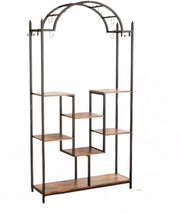 Scaffale a 5 livelli per esterni e interni - display per giardino e balcone - mobile per oggetti da esporre