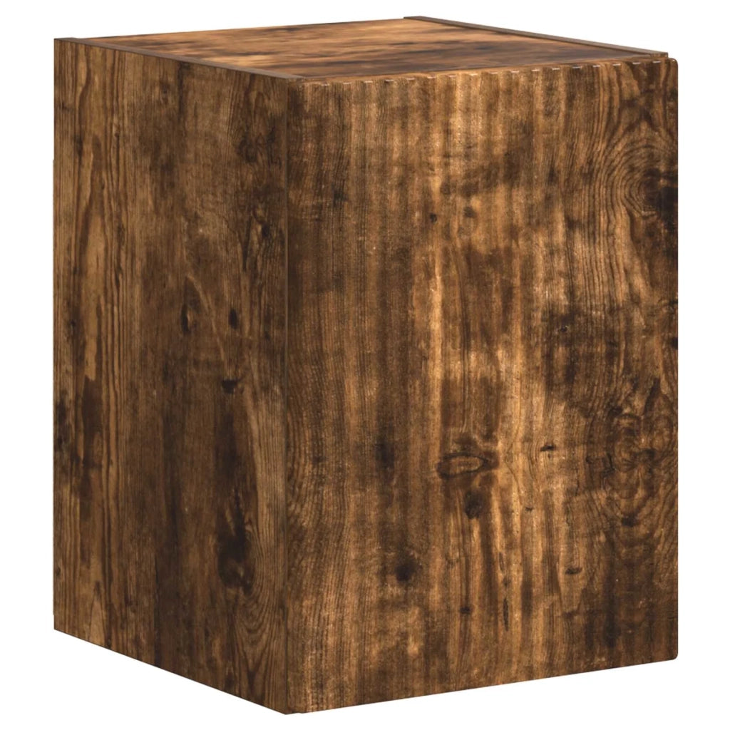 Set mobile TV 4 pz | Armadietto TV | Mobile Porta TV Rovere fum¨¦ Legno multistrato
