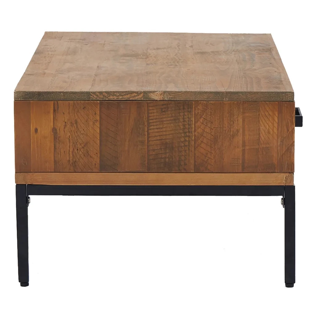 Tavolino da salotto | Tavolino da caff¨¨ | Tavolino da Soggiorno 90x50x35 cm in Legno Massello di Pino