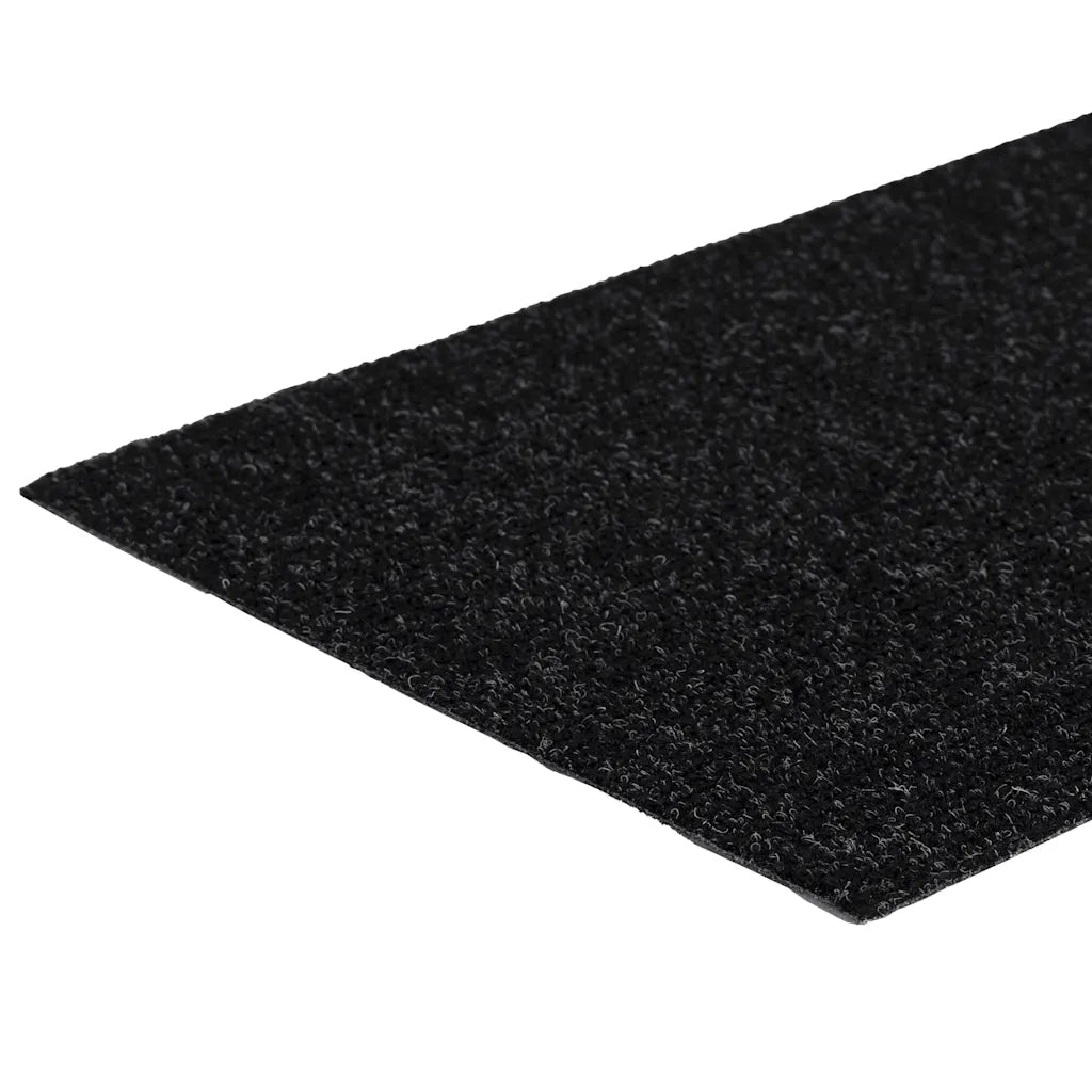 Tappetini per Scale Autoadesivi 30 pz Neri 60x25cm Rettangolare