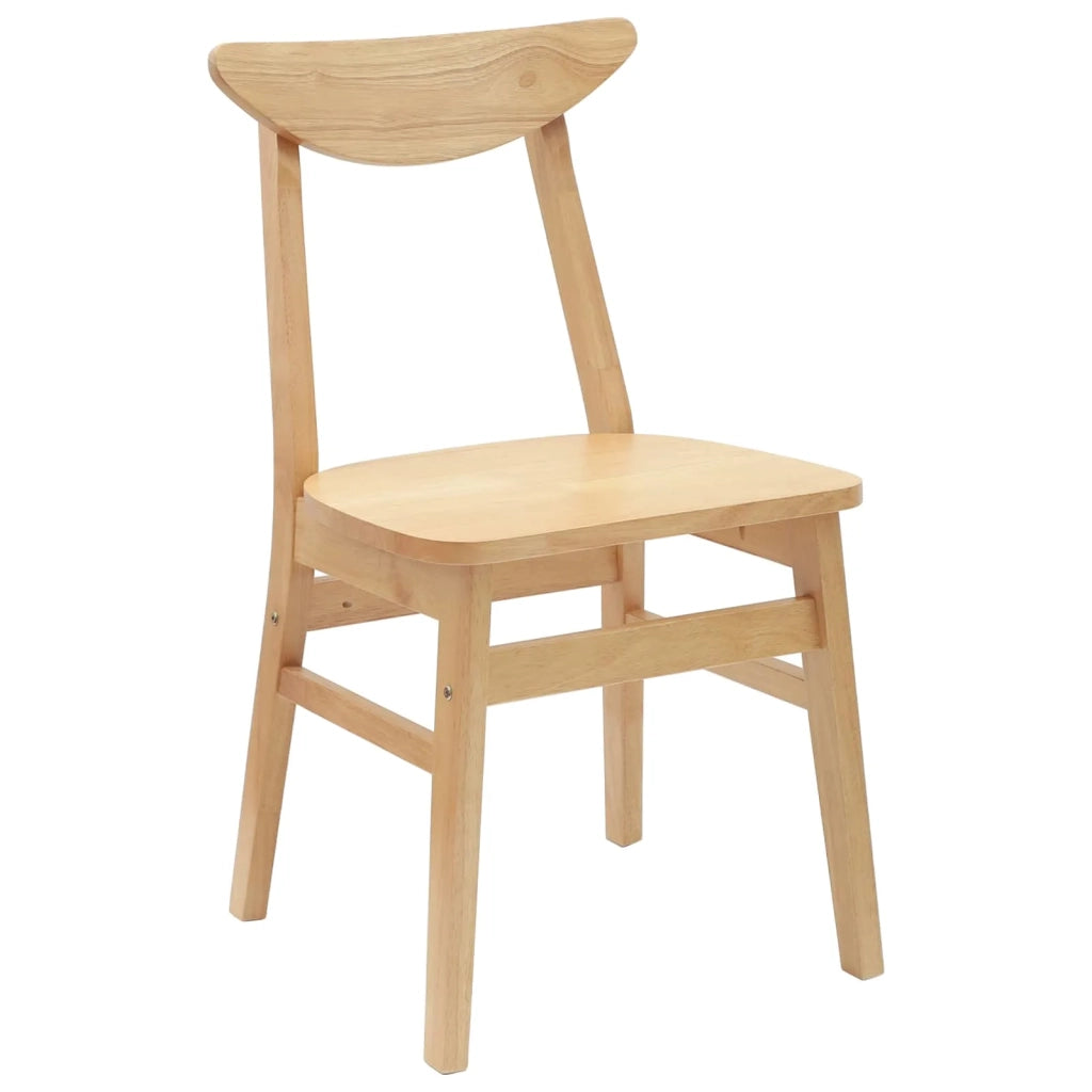 Sedie da pranzo 2 pcs Naturale 42 x 47.5 x 81 cm