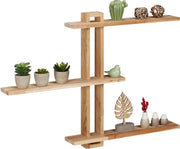 Raccoglitore in legno - decorativo e multifunzionale - 1 pezzo - legno di noce - 56 x 80 x 9 cm
