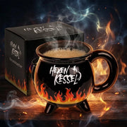 Tazza da Caffè Luccicante Nero - Bicchiere da Tè - 400 ml - Effetto Termo - Tazza da Tè Magica - Ideale per Regali - Tazza da Caffè