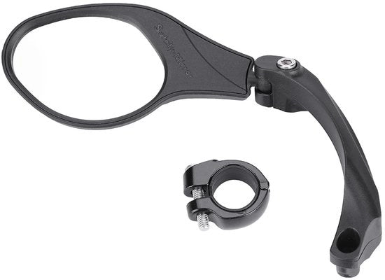 Specchio da bicicletta 360° regolabile - Specchio da sterrato per sterrato - Diametro 22,2 mm - Realizzato in ABS - Robusto e resistente all'usura - Riflettore per bicicletta
