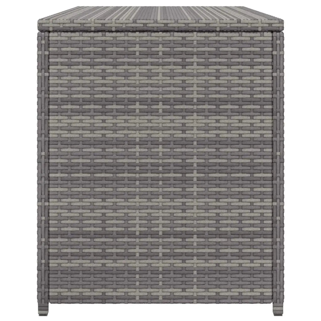 vidaXL Baule da Giardino Grigio 120x50x60 cm in Polyrattan