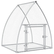 Gabbia per conigli in argento 100 x 105 x 120 cm in acciaio zincato Argento 02_0041695