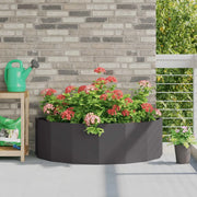 Fioriera Nero 120 x 60 x 35 cm Acciaio 883682