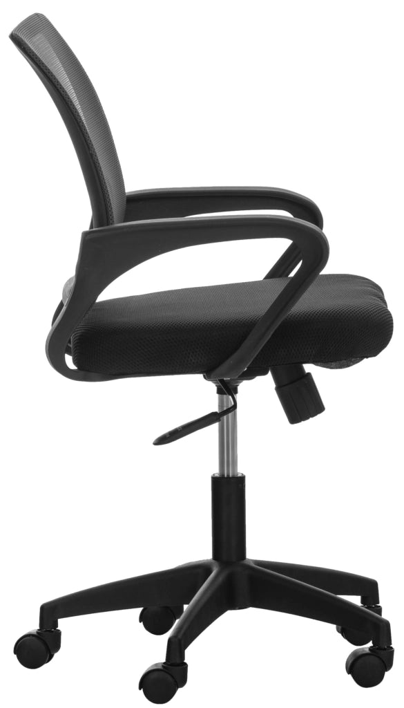 Sedia da ufficio Auburn con ruote nero