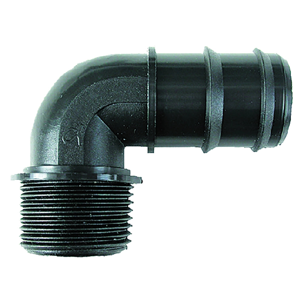 RACCORDO A 90  ° CON FILETTO MASCHIO M 16 x 1/2 - pz 6  - Blister Koncreto