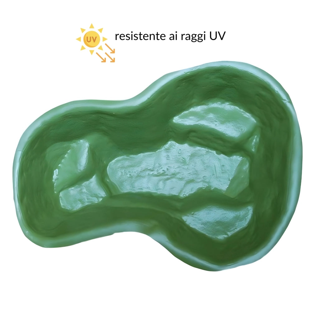 Laghetto bracciano verde e pompa ecopond 2.0 da 1400 litri ora