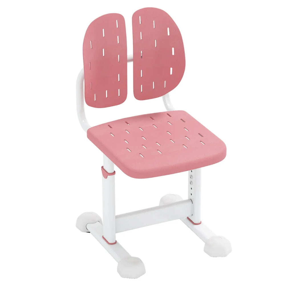 Sedia da ufficio regolabile in altezza per bambini 42 x 36 x 67,5-75,5 cm comfort ottimale design moderno in PP rosa 20_0011108