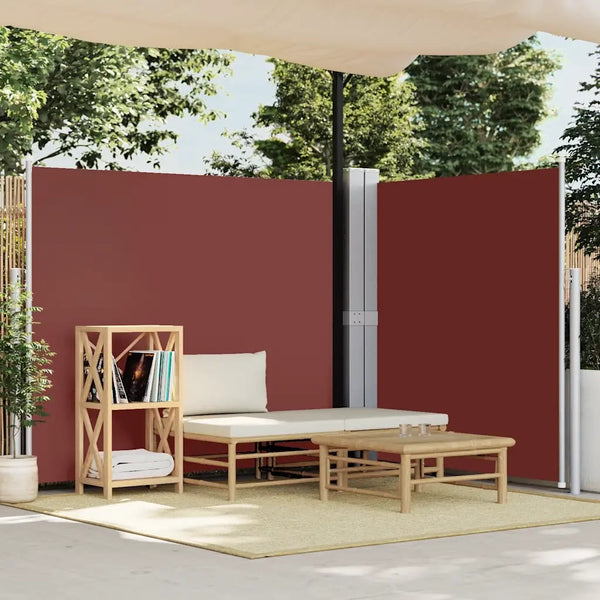 Tenda da Sole Laterale Retrattile-Tenda parasole per balcone per giardino Marrone 180x600 cm 142228
