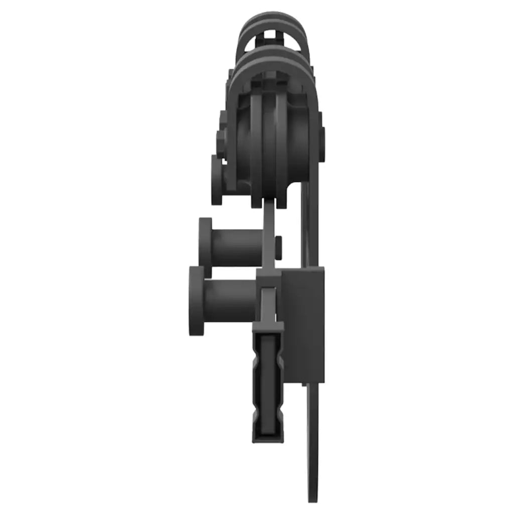 Kit di Binari per Porte Scorrevoli 183 cm Acciaio Nero 4009720