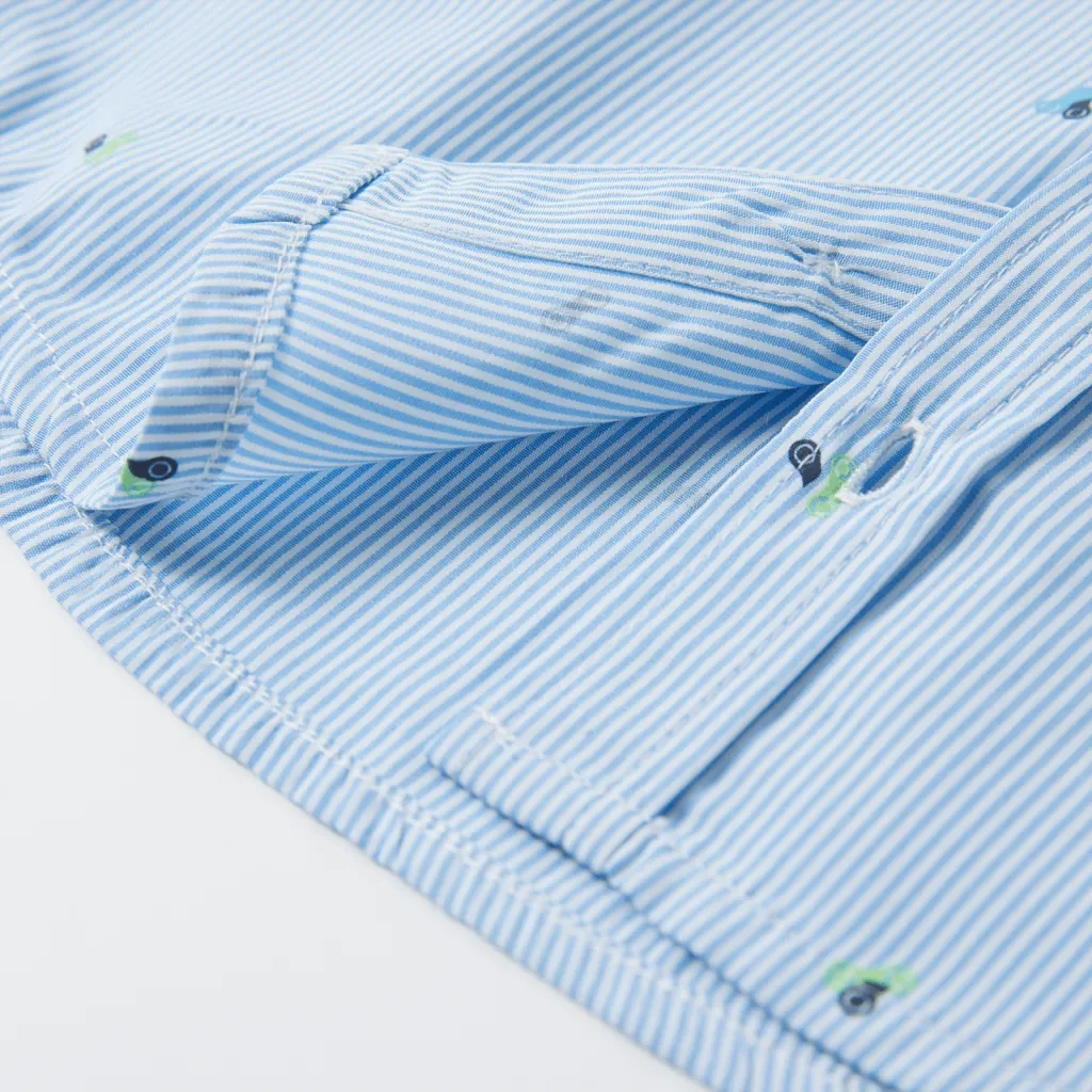 Camicia da Bambino Azzurra 104