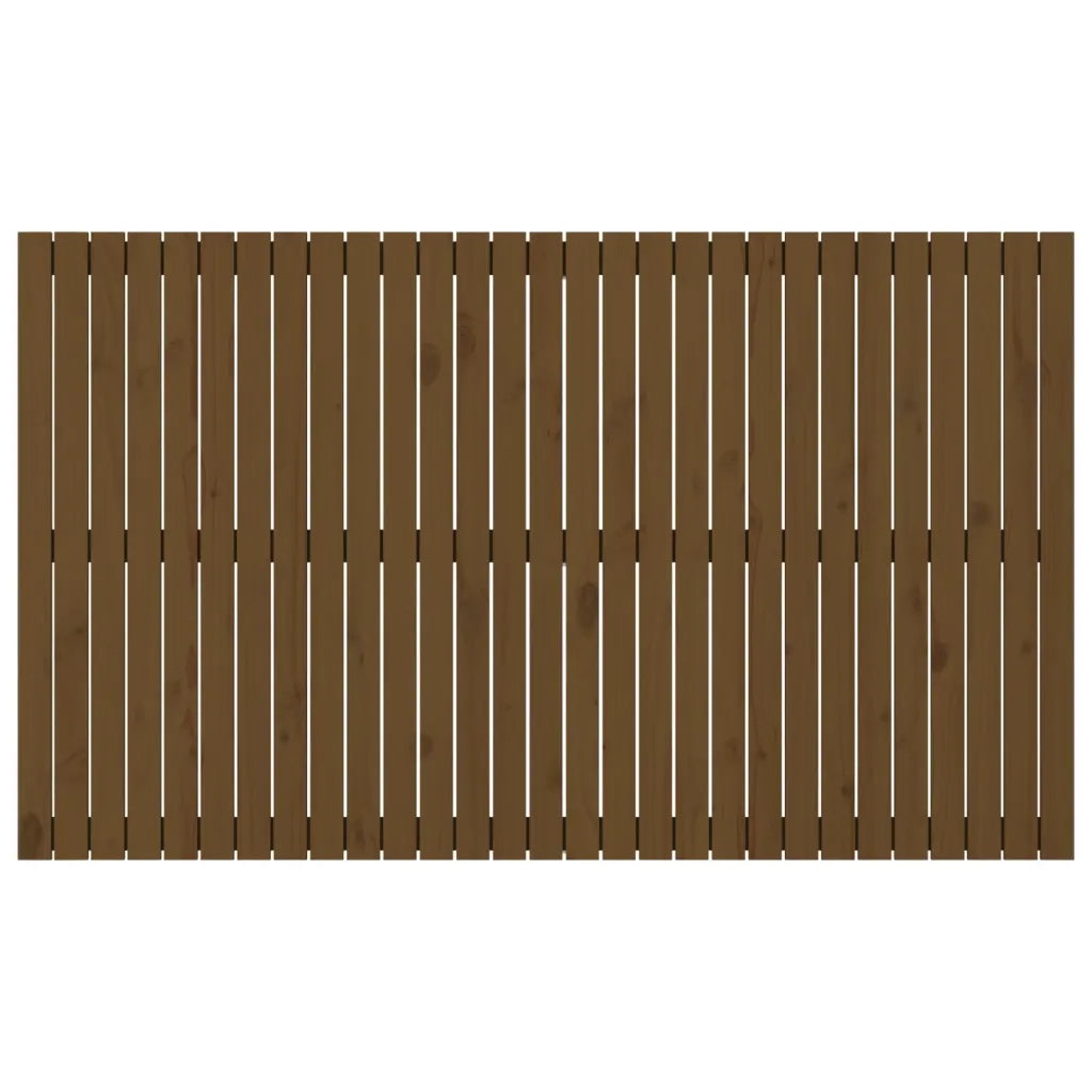 Testiera da Parete Ambra 185x3x110 cm in Legno Massello di Pino