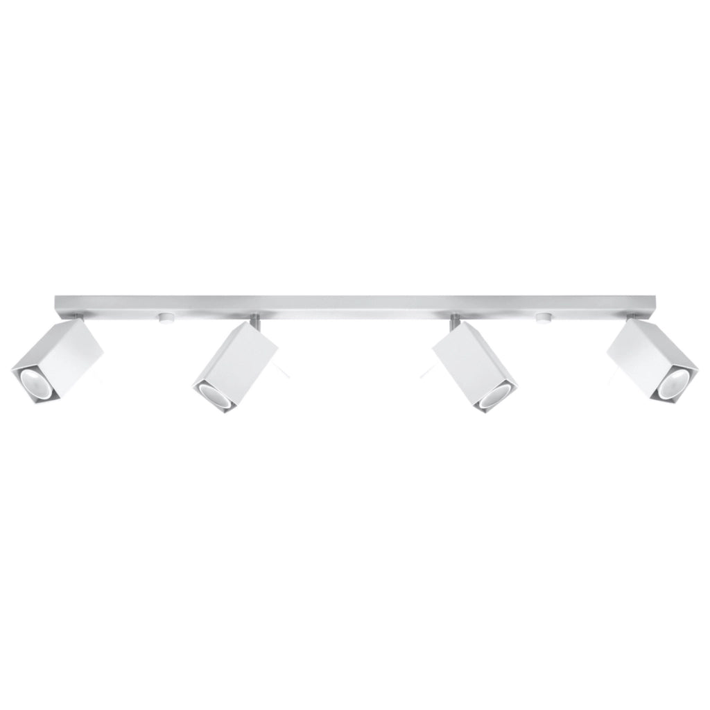 Plafoniera a barra Pure Lume BRAVEA 4 spot GU10 bianco