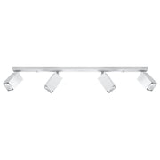 Plafoniera a barra Pure Lume BRAVEA 4 spot GU10 bianco