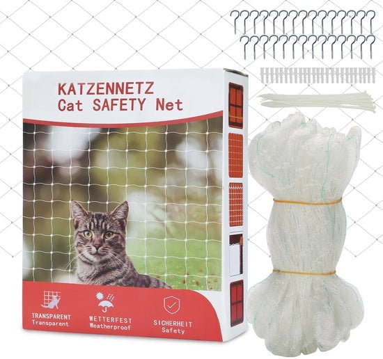 Rete di protezione per balcone 8x3m - Resistente a cadute, UV e pioggia