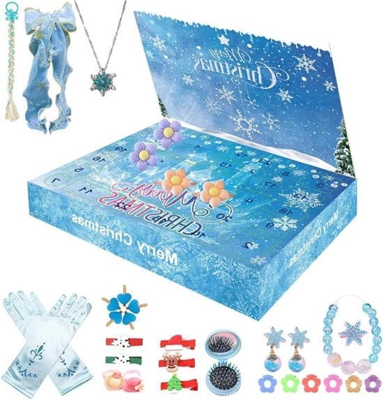 Calendario di Natale 2024 per bambini - 24 pezzi minifigure cartoon di Natale giocattolo - decorazione dei regali di Natale, festa di vacanza.