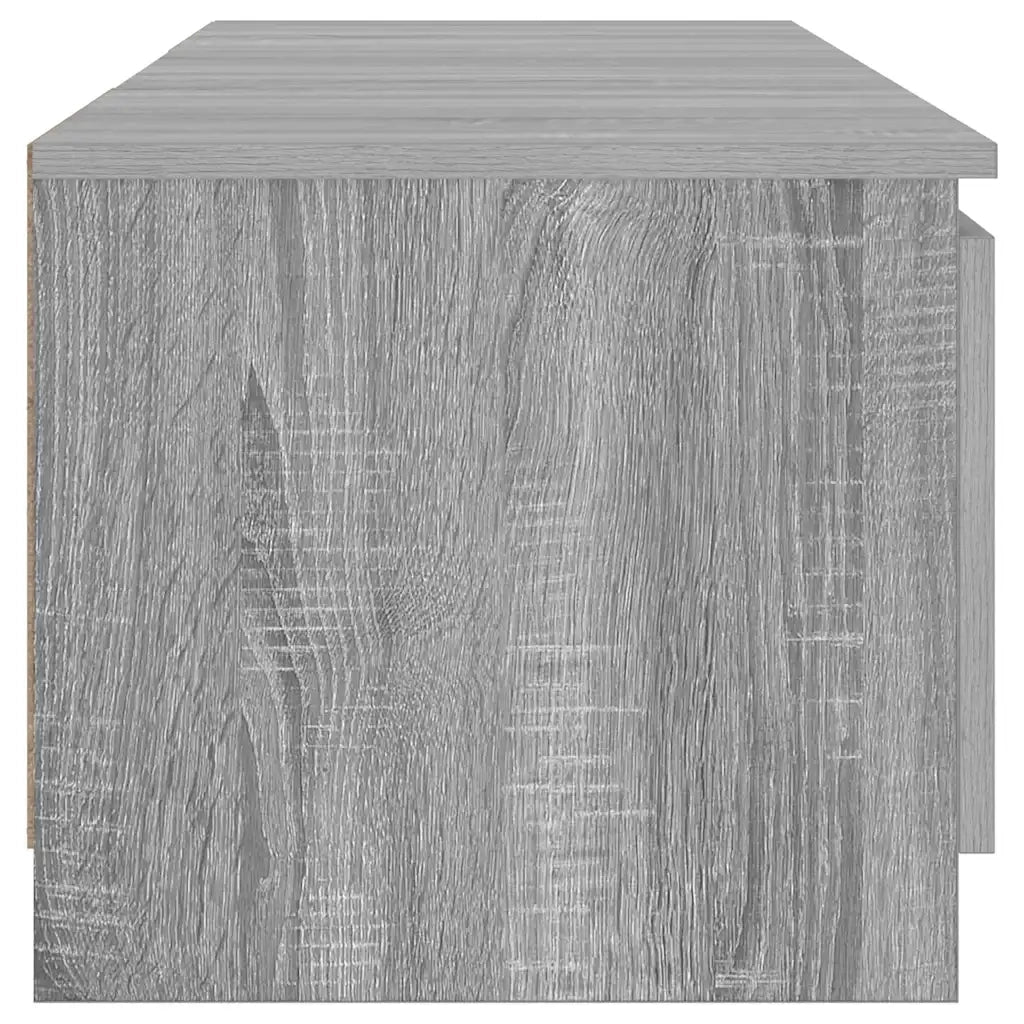 Mobile Porta TV con Luci LED Grigio Sonoma 140x40x36 cm 822682