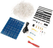 Kit di luce 3D LED - Cubo LED 3D - Attività di apprendimento - Blu - Illuminazione creativa - Adatto per bambini e ragazzi - ONF3