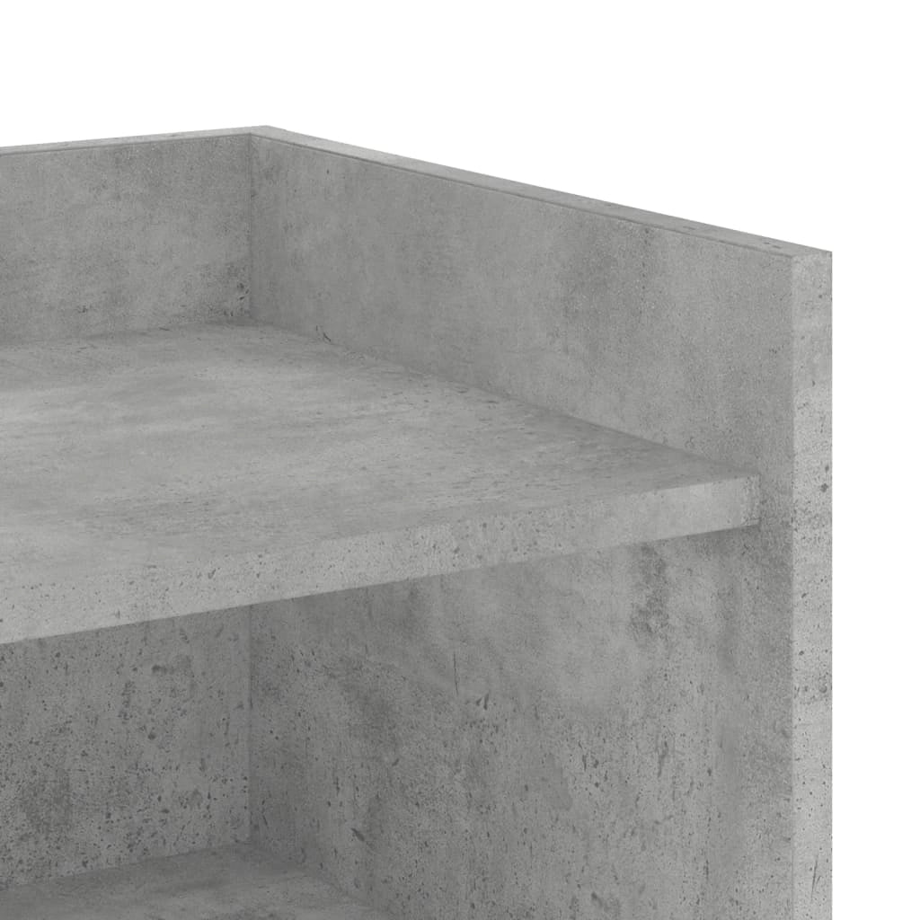 Buffet credenza cassettiera armadio mobile contenitore organizer per cucina soggiorno salotto 45 x 35 x 75 cm legno ingegnerizzato grigio 02_0031939