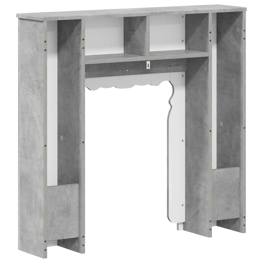 Cornice per camino Grigio Cemento 93 x 20 x 89 cm 8006627