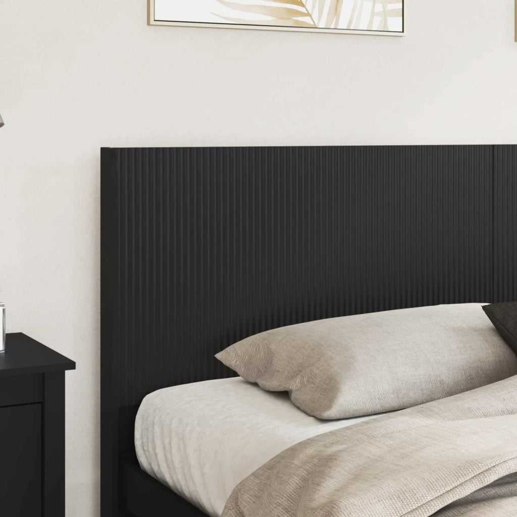 Struttura del letto con stoccaggio e testata Nero 180 x 200 cm 3413822