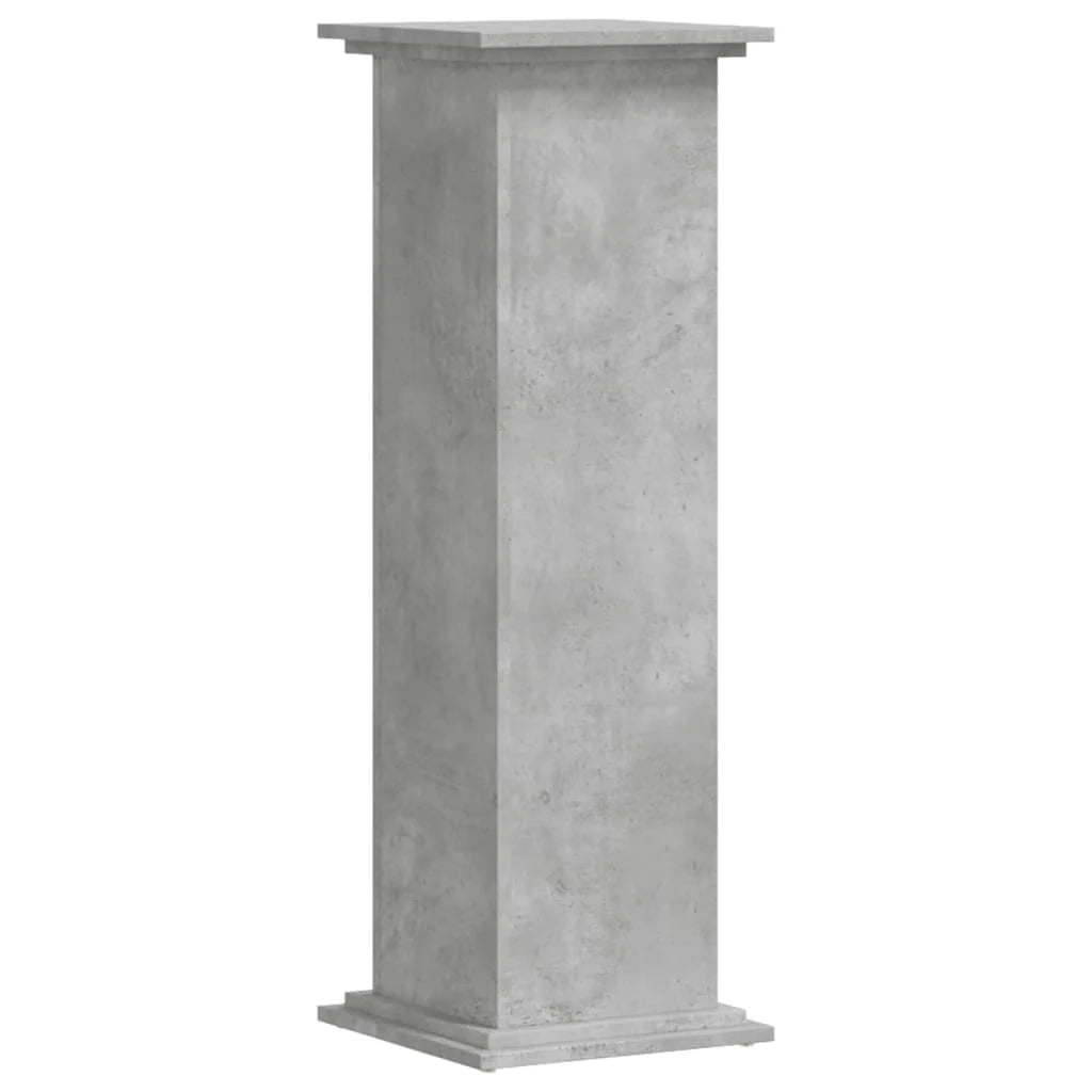 Portavasi mobiletto portafiori 33 x 33 x 100 cm legno ingegnerizzato grigio 02_0045143