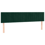 Testiera | Testata Verde Scuro 160x5x78/88 cm in Velluto